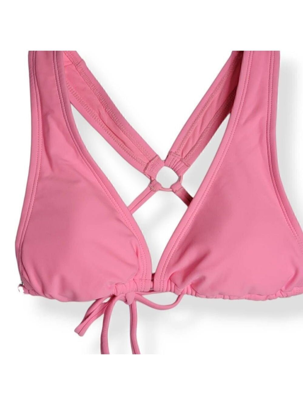 Xhilaration Pink Triangle Bikini Top XSmall Junior